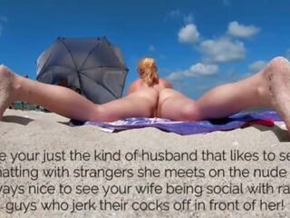 Exhibicionista manželka pani bozk nahé pláž sexuálny sliedič peter tease&excl; ona je jeden na môj obľúbené exhibicionista wives&excl;