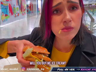 Risky Blowjob in Fitting Room for Big Mac - Public Agent PickUp & Fuck Student in Mall &sol; Kiss Cat