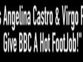 BBWs Angelina Castro & Virgo Peridot Give BBC A extraordinary FootJob&excl;