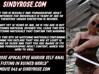 Sindy rose apocalypse krieger selbst anal fisten im ruiniert welt