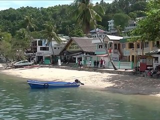 Buck divoký klipy sabang pláž puerto galera filipíny
