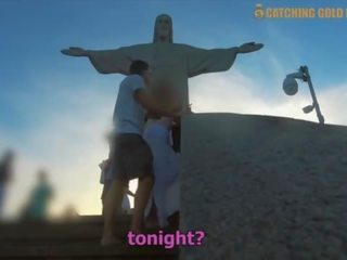 Elit kön film med en brasilianska strumpet picked upp från christ den redeemer i rio de janeiro