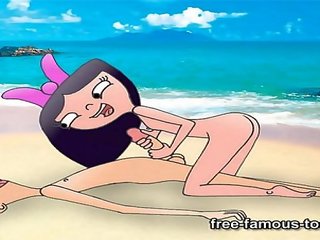 Terkenal animasi pornografi heroes mengisap penis