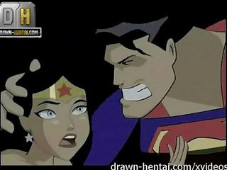 Justice league डर्टी वीडियो - superman के लिए आश्चर्य है महिला