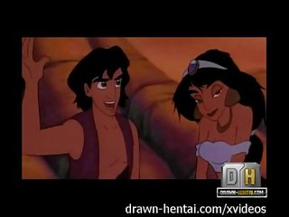 Aladdin възрастен видео - плаж x номинално клипс с жасмин
