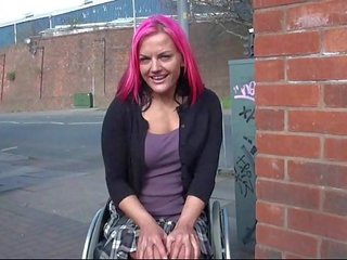 Wheelchair kaiket leah caprice in uk flashing and ruangan nudity