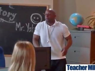 (Tia Cyrus) escort Big Tits Teacher Hard Bang Student In Class video-30