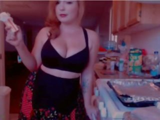 Tóc đỏ trẻ phụ nữ thủ dâm trên webcam 001 - hơn video trên adulthub.space