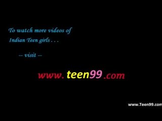 Teen99.com - indiýaly village young female necking lover in daşda