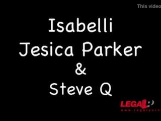 Isabelli & เจสสิก้า parker คลาสสิค เซ็กส์สามคน hg023