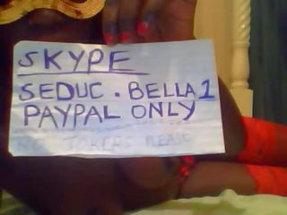 Kenyan vids boobs on webcam with skype acc