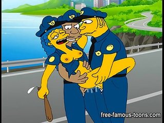 Simpsons dan futurama animasi pornografi pesta pora