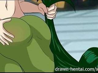 Harika dört kedi kostümü - she-hulk canavar göğüsler
