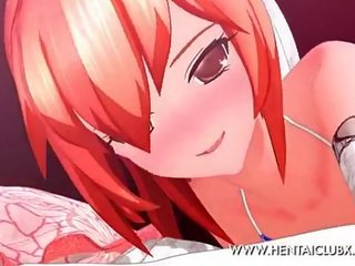 Anime meninas futanari gaja hikari verão masturbação 3d nua