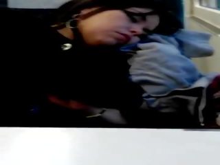 Mīļākais guļošas fetišs uz vilciens spiegs dormida lv tren