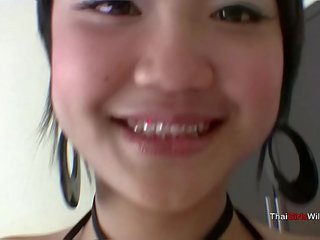 Baby faced Thai teen is easy pussy for the experienced sex clip tourist